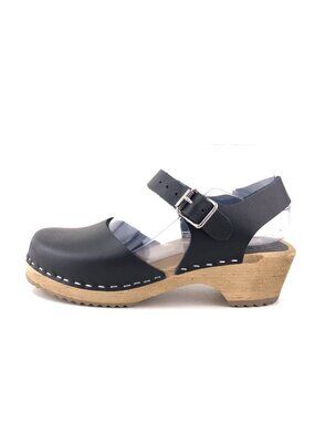 MIA Namby Swedish Wooden Clog Sandals EUR 35